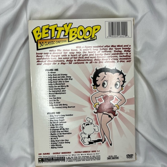 π¬ Betty Boop β 30 Classic Cartoons (2-Disc DVD Set) - Picture 3 of 4